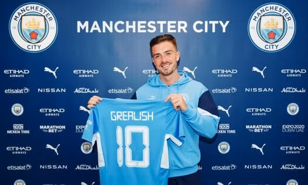 Man City chiêu mộ thành công Jack Grealish với mức giá kỷ lục