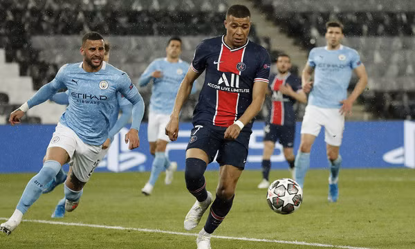 PSG cùng bảng Man City ở Champions League