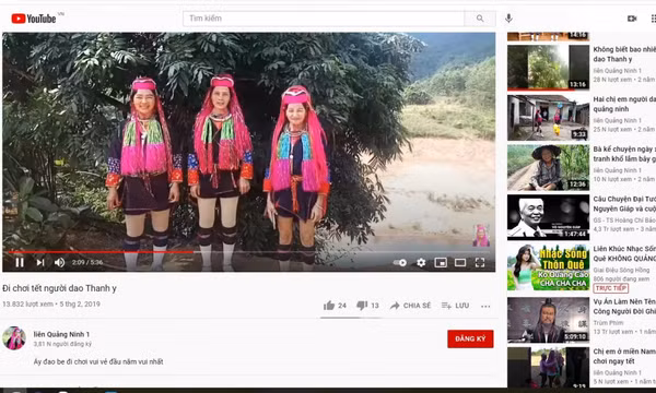 Youtuber của bản người Dao Thanh Y