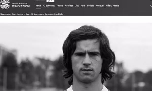 Gerd Müller-Huyền thoại bóng đá Đức và thế giới qua đời ở tuổi 75