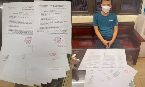 Điều tra vụ thanh niên mang theo 18 giấy đi đường khống