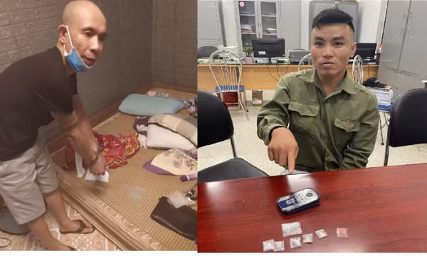 Bắt 2 đối tượng phạm tội mua bán trái phép ma tuý và tàng trữ vũ khí nóng