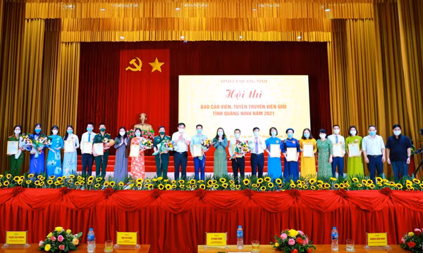 Hội thi báo cáo viên, tuyên truyền viên giỏi tỉnh Quảng Ninh cụm các Đảng bộ huyện