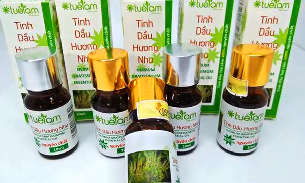 Tinh dầu hương nhu Bình Liêu