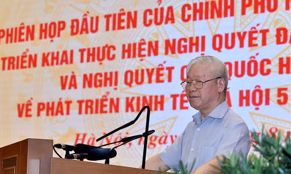 Tổng Bí thư chỉ đạo những định hướng lớn, chia sẻ sâu sắc, kỳ vọng và tin tưởng vào Chính phủ nhiệm kỳ 2021-2026