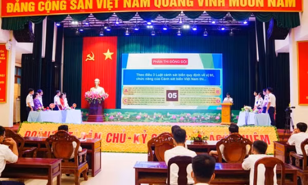 Công bố và ban hành Thể lệ Cuộc thi trực tuyến toàn quốc "Tìm hiểu Luật Cảnh sát biển Việt Nam"