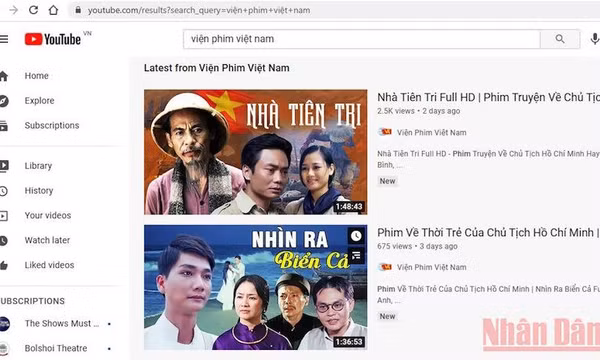 Phổ biến phim đặt hàng trên nền tảng trực tuyến
