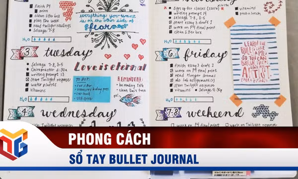 Bullet journal - Hơn cả một cuốn sổ tay