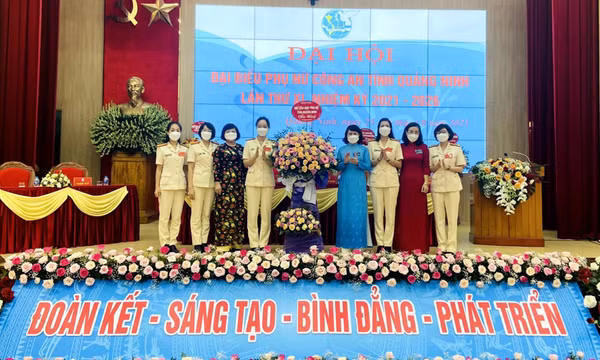 Đại hội đại biểu phụ nữ Công an tỉnh lần thứ XI, nhiệm kỳ 2021-2026