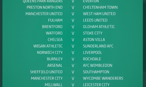 Xác định 16 cặp đấu vòng 3 League Cup: Man Utd, Chelsea gặp khó