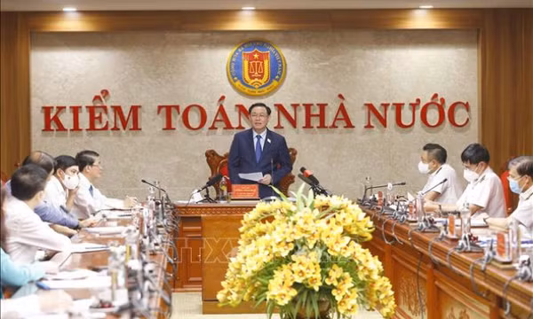 Chủ tịch Quốc hội Vương Đình Huệ: Kiểm toán là xây dựng để phát triển