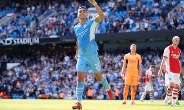 Thắng hủy diệt 5-0, Man City đẩy Arsenal xuống đáy bảng xếp hạng