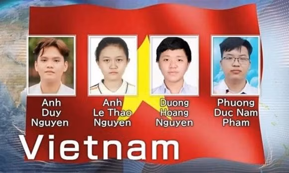 Việt Nam giành 3 huy chương Vàng tại Olympic Hóa học quốc tế