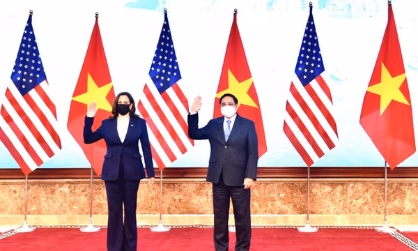 Thủ tướng Phạm Minh Chính tiếp Phó Tổng thống Hoa Kỳ Kamala Harris
