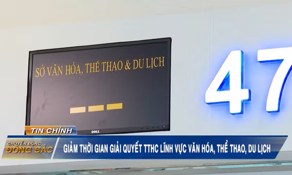 Giảm thời gian giải quyết TTHC lĩnh vực văn hóa, thể thao, du lịch