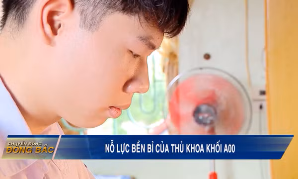 Nỗ lực bền bỉ của thủ khoa khối A00