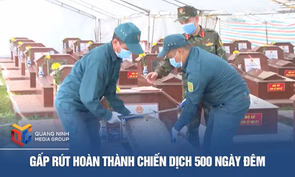 Gấp rút hoàn thành chiến dịch 500 ngày đêm