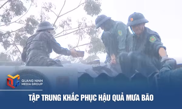Tập trung khắc phục hậu quả mưa bão