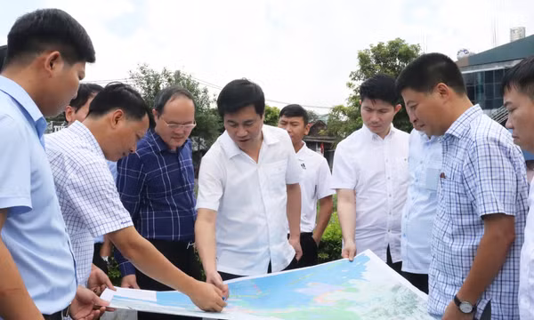 Chủ tịch UBND tỉnh Nguyễn Tường Văn kiểm tra tuyến Cao tốc Vân Đồn-Móng Cái      