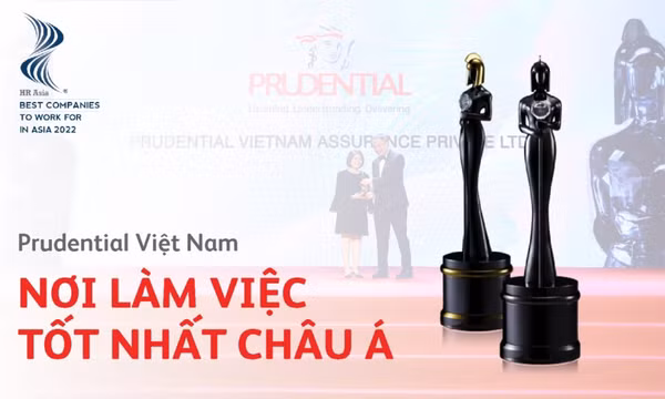 Prudential Việt Nam giành giải thưởng kép tại Insurance Asia Awards 2022 và HR Asia Awards 2022 