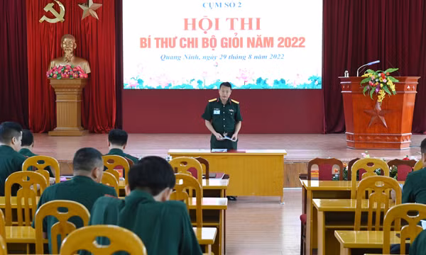 Đảng bộ Quân sự tỉnh: Khai mạc hội thi Bí thư chi bộ giỏi năm 2022 (cụm số 2)