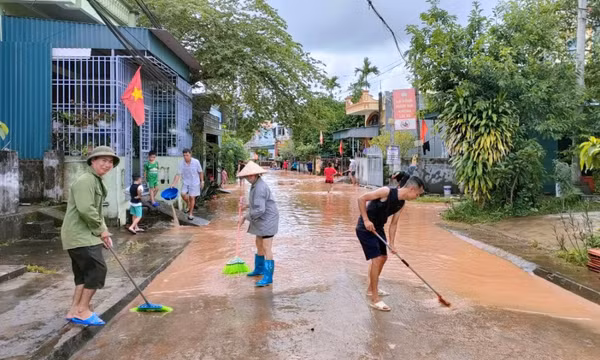Lũ trên sông Tiên Yên bắt đầu rút: Không có thiệt hại về người do nước lũ
