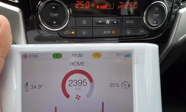 Cẩn trọng khi dùng điều hòa ôtô chỉ lấy gió trong