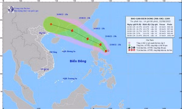 Các tỉnh, thành từ Quảng Ninh-Quảng Ngãi chủ động ứng phó với bão Maon