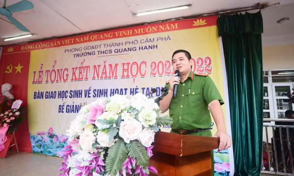 Cẩm Phả: Tiếp tục tăng cường đảm bảo ATGT học đường trong năm học mới