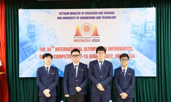 Đoàn Việt Nam giành 1 HCV, 3 HCB tại Olympic Tin học quốc tế 2022
