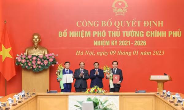 Phân công nhiệm vụ của các Phó Thủ tướng Chính phủ