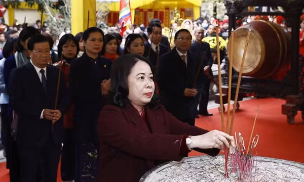 Quyền Chủ tịch nước dự Lễ kỷ niệm 1983 năm khởi nghĩa Hai Bà Trưng