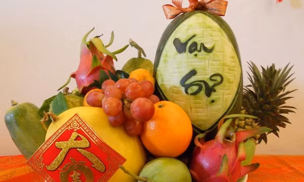 Cách bày mâm ngũ quả đẹp, hợp phong thủy tết Quý Mão