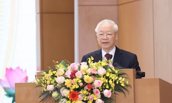 Tổng Bí thư: Tranh thủ thời cơ, thực hiện thắng lợi mục tiêu năm 2023