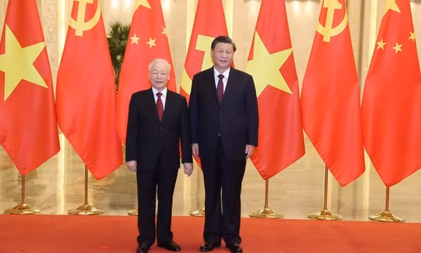 Tổng Bí thư Nguyễn Phú Trọng và Tổng Bí thư, Chủ tịch Trung Quốc Tập Cận Bình trao đổi Thư chúc mừng năm mới