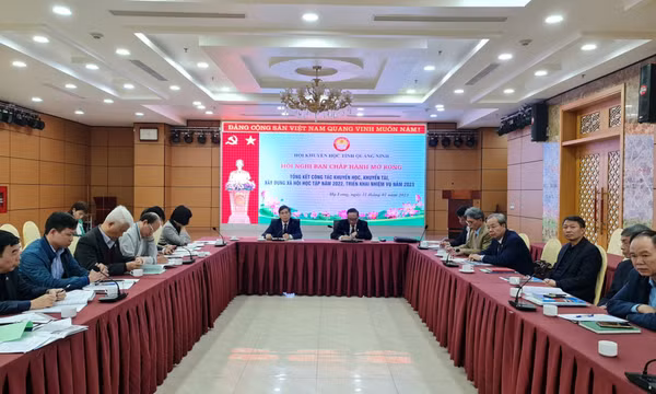 Hội Khuyến học tỉnh triển khai nhiệm vụ năm 2023