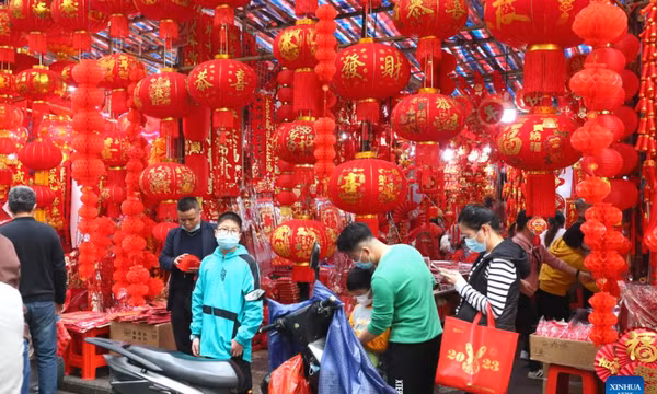 Người Trung Quốc háo hức đón Tết Nguyên đán sau 3 năm phong tỏa vì COVID-19
