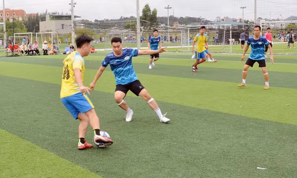 TP Hạ Long: Khai mạc giải bóng đá nam CNVCLĐ
