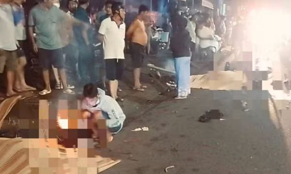 Hai anh em tử vong thương tâm sau va chạm xe khách ở Đồng Nai