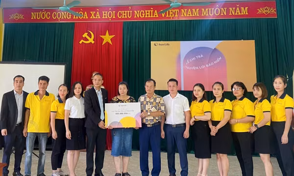 Sun Life chi trả quyền lợi bảo hiểm với số tiền hơn 4,6 tỷ đồng
