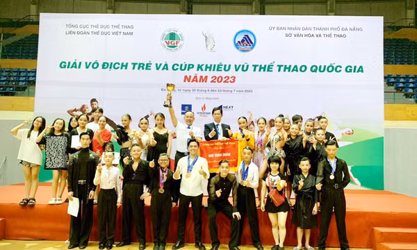 Quảng Ninh đoạt Nhất toàn đoàn Cúp Khiêu vũ thể thao quốc gia 2023