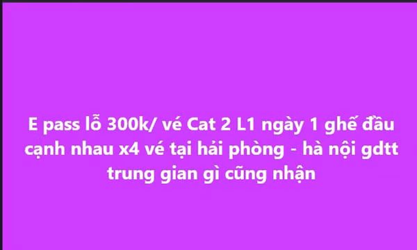 Ê chề vì ôm vé BlackPink tại Hà Nội, bán lại không ai mua
