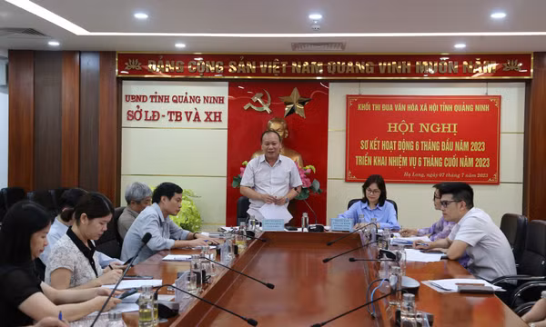 Khối thi đua Văn hóa Xã hội triển khai nhiệm vụ 6 tháng cuối năm 2023
