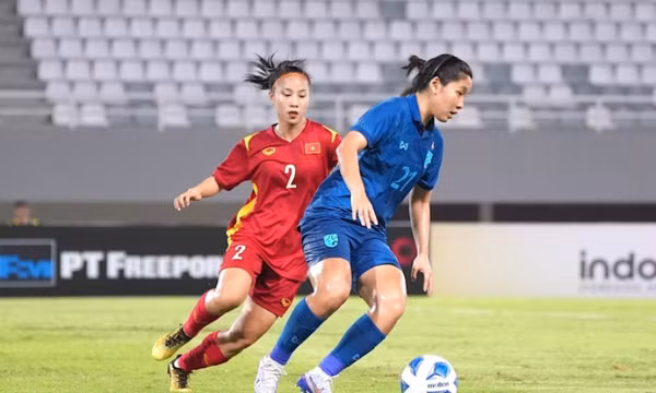 U19 nữ Việt Nam thua sát nút U19 nữ Thái Lan