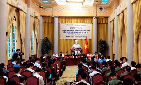 Công bố Lệnh của Chủ tịch nước về 8 luật vừa được Quốc hội thông qua