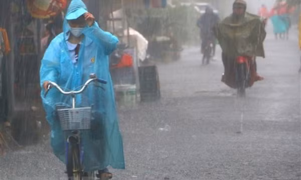 Bắc Bộ, Thanh Hóa và Nghệ An có mưa, có nơi mưa rất to