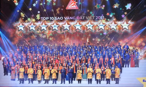 Trao giải thưởng Sao Vàng đất Việt: Tôn vinh 200 thương hiệu Việt Nam