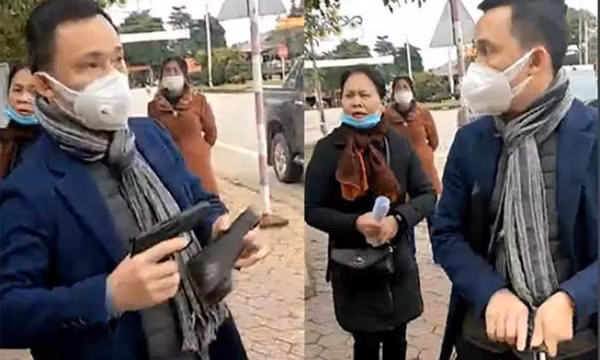Người đàn ông rút súng uy hiếp, xé nát bìa đỏ của người bán đất