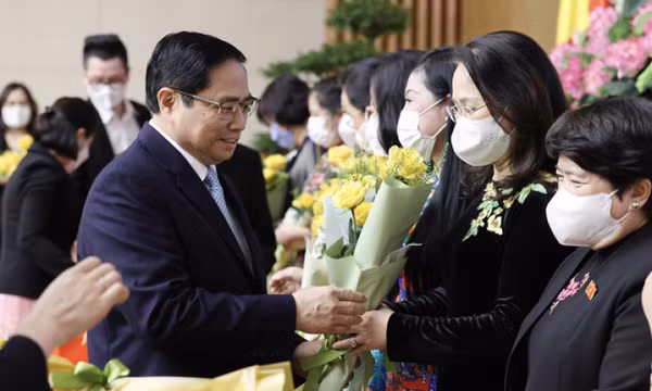 Thủ tướng Phạm Minh Chính: Chúng ta có quyền tự hào về phụ nữ Việt Nam