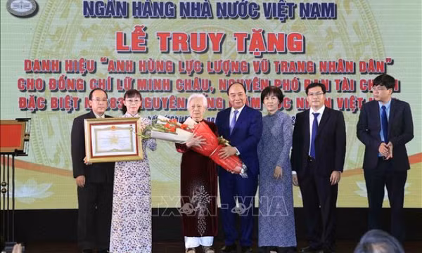 Chủ tịch nước dự Lễ truy tặng Danh hiệu Anh hùng Lực lượng vũ trang nhân dân cho đồng chí Lữ Minh Châu